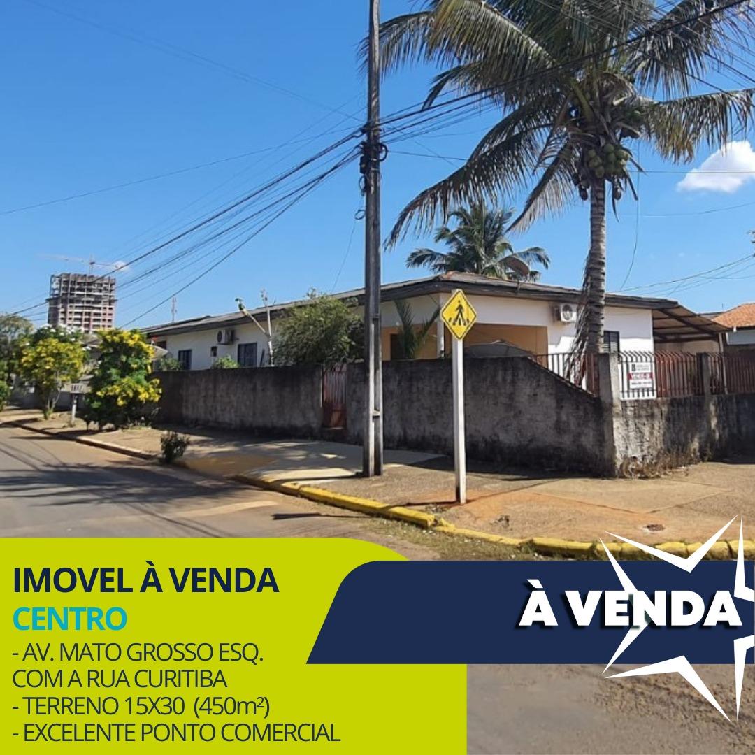 Ponto Comercial - Av. Mato Grosso esquina com Rua Curitiba - Centro