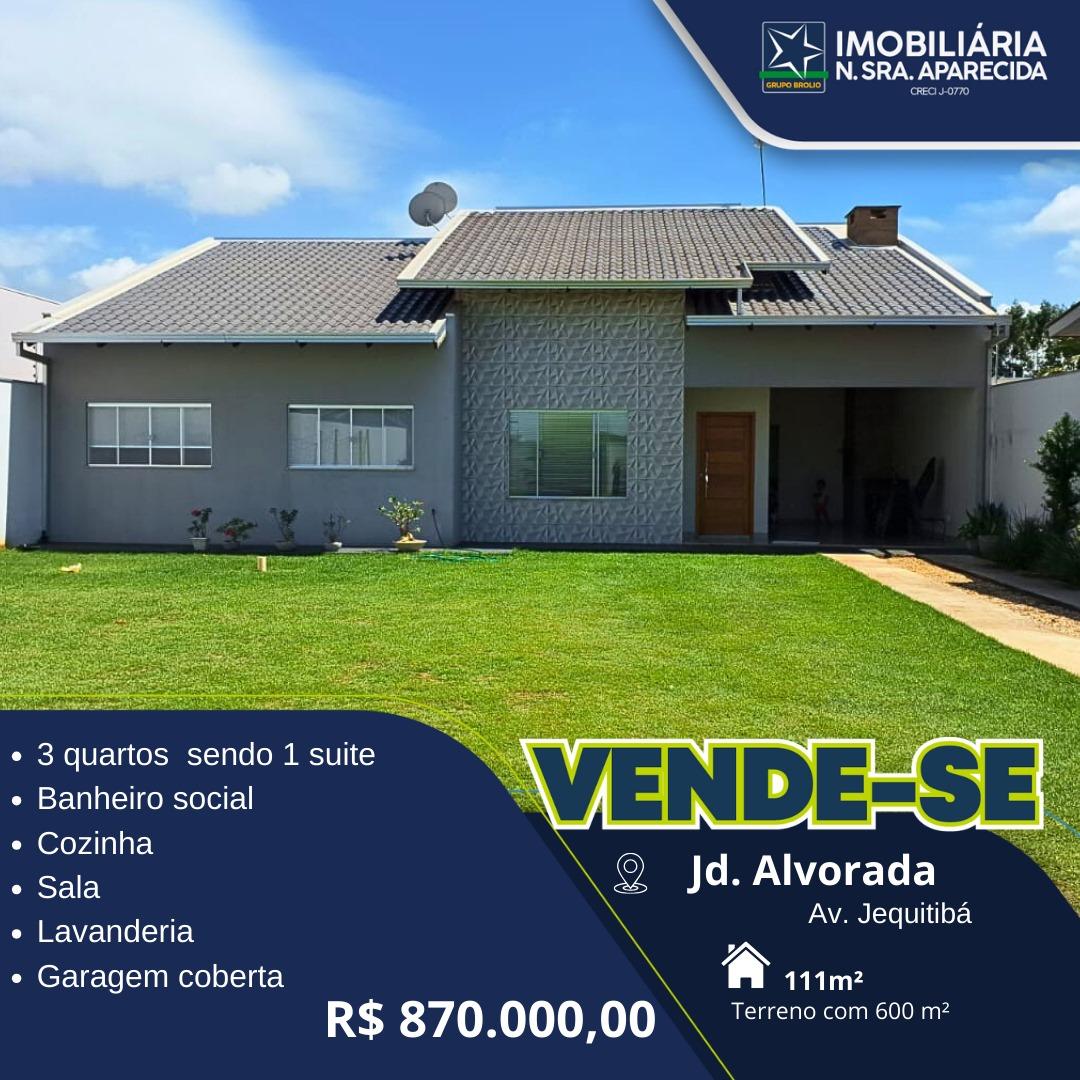 casa a venda - Alvorada