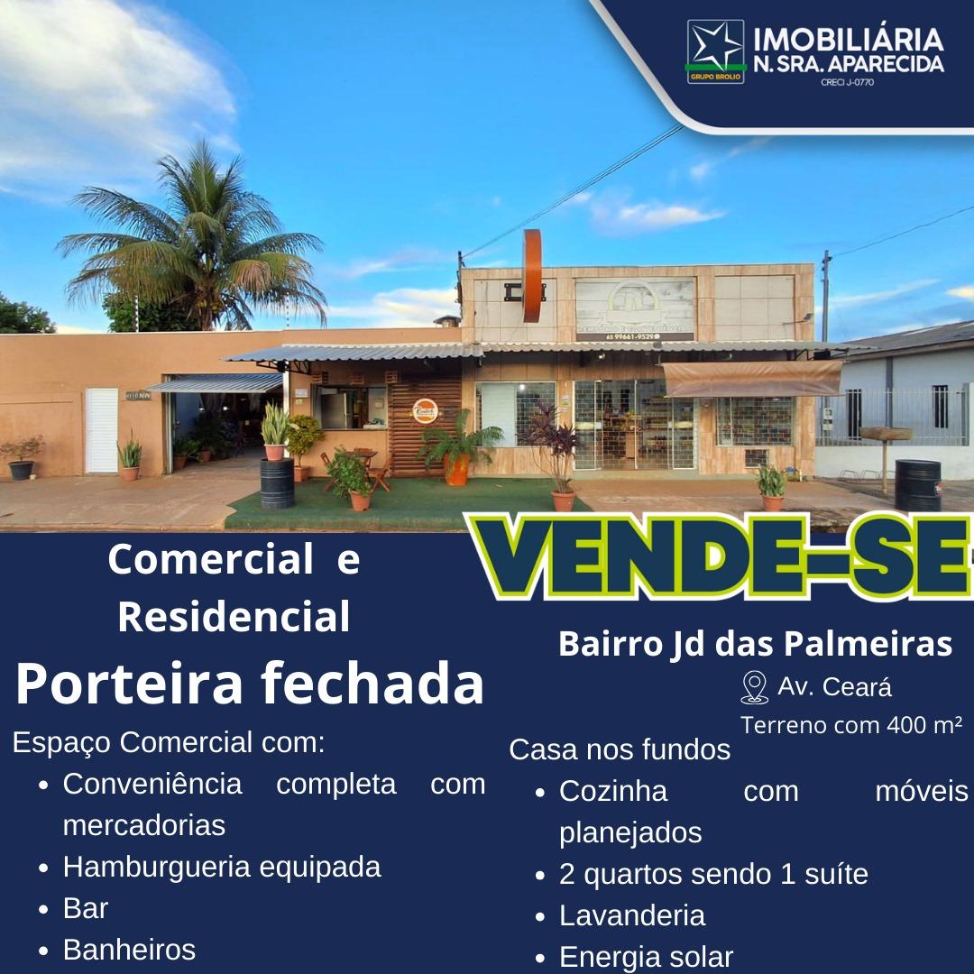 VENDE SE PONTO COMERCIAL E RESIDENCIAL 