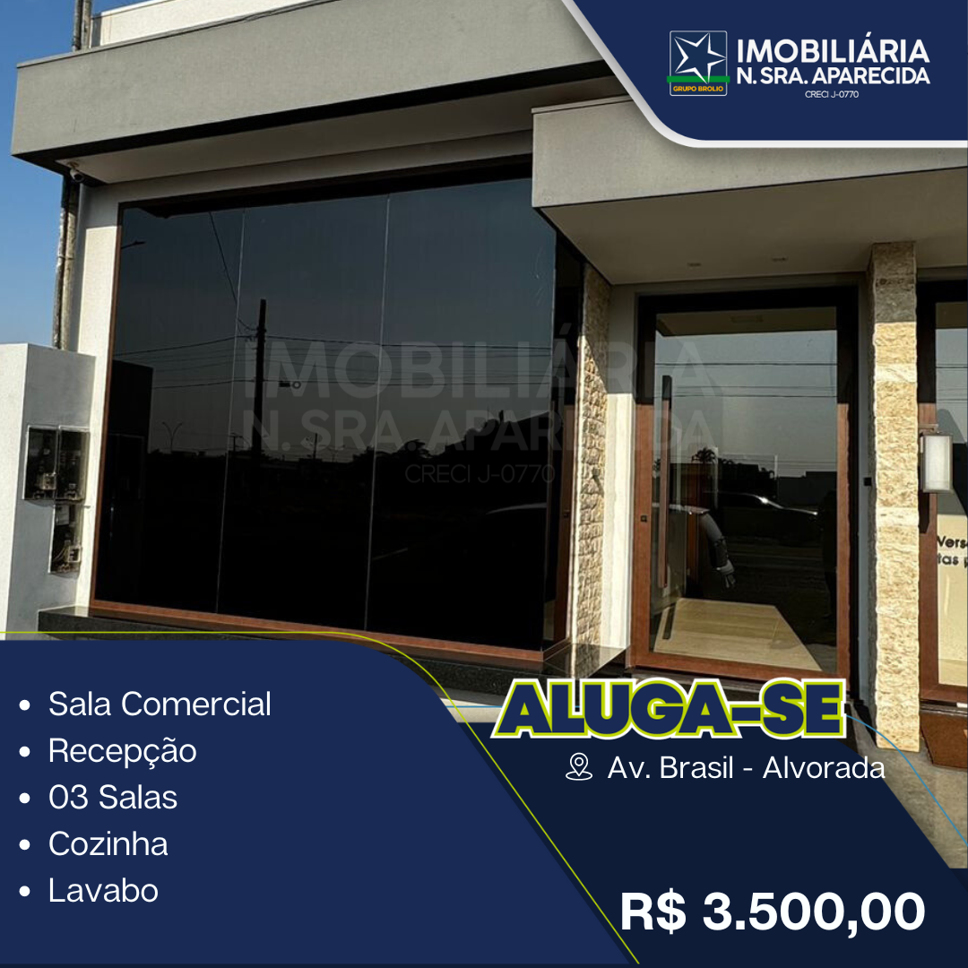 Sala Comercial Av. Brasil - Alvorada