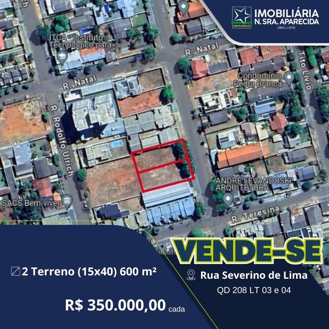 TERRENO-BAIRRO NOSSA SENHORA APARECIDA