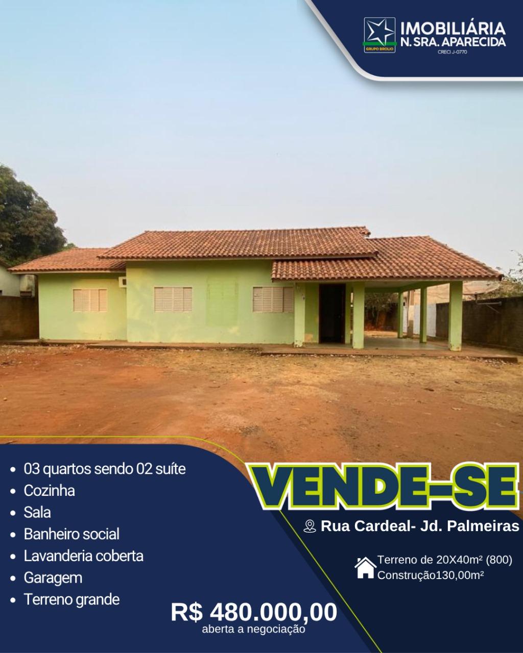 Casa a Venda Jardim das Palmeiras