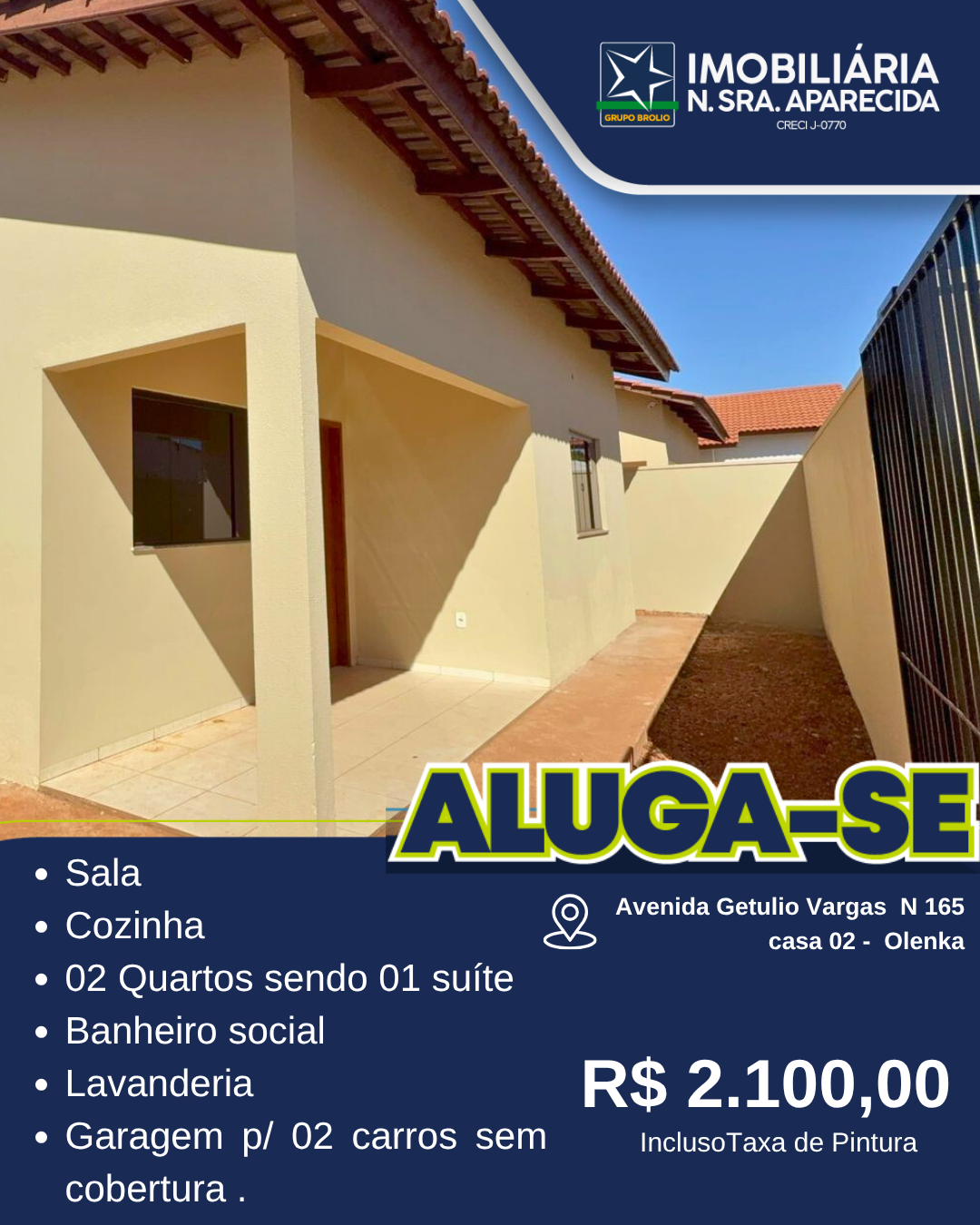 AVENIDA GETULIO VARGAS 165 CASA 02 