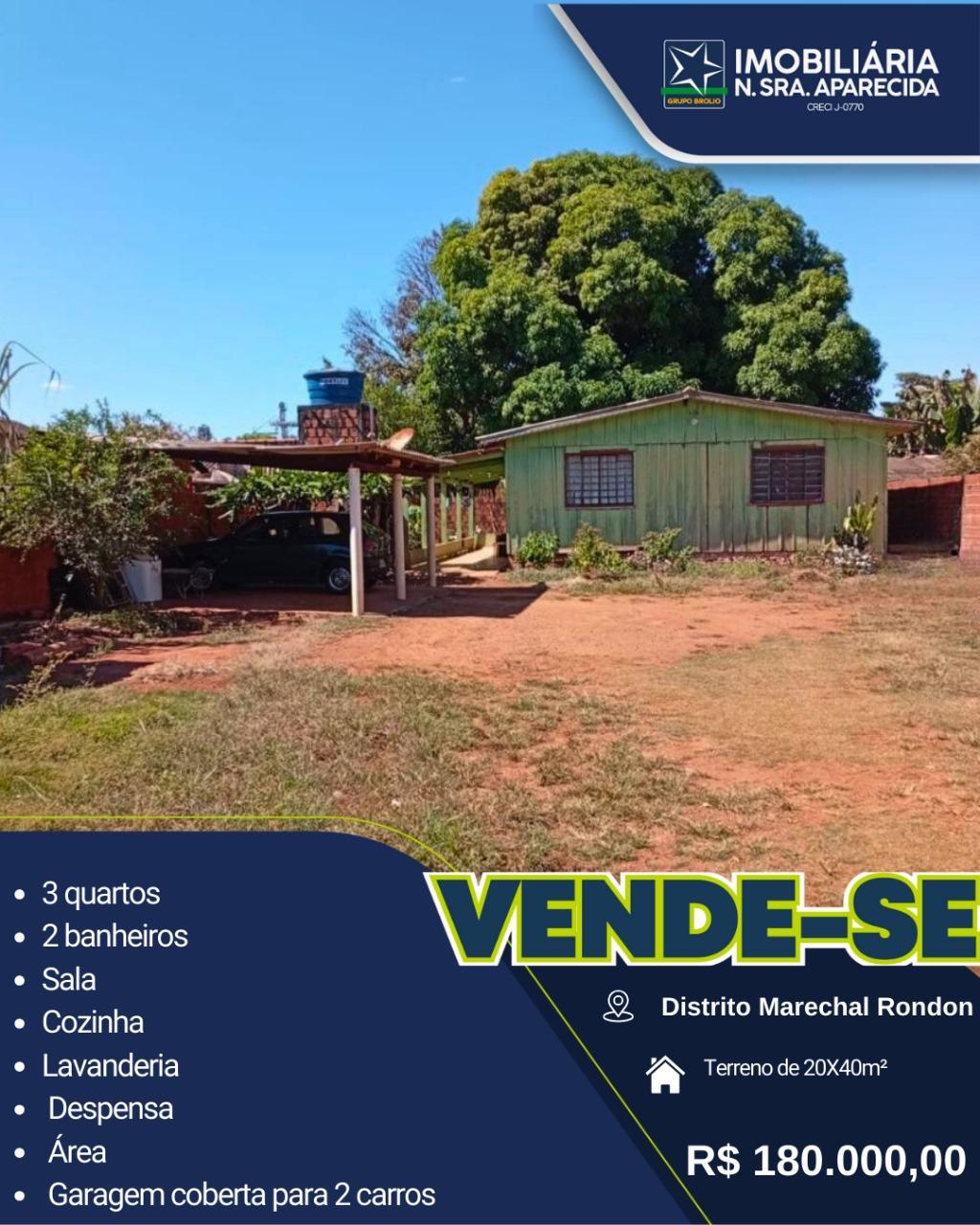 CASA A VENDA MARECHAL RONDON