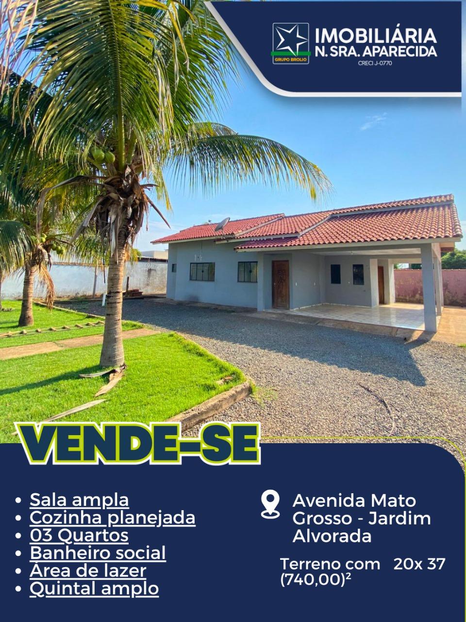 imovel a venda -Bairro Alvorada