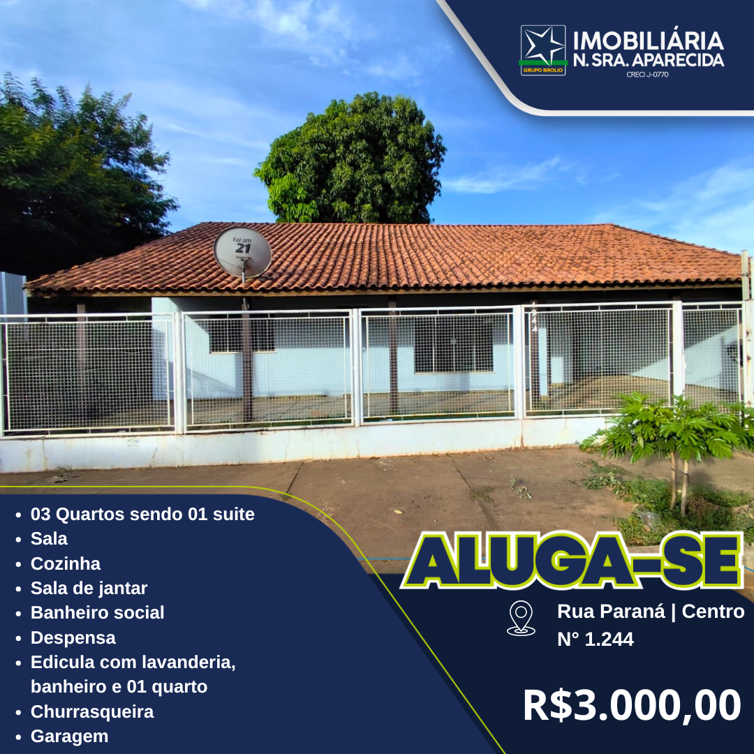 Rua Paraná - Centro 